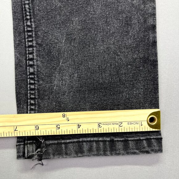 Artful REBEL 36x30‎ Men Straight Leg Black Stretch Denim Jean Cotton Blend Goth - Picture 8 of 16